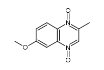 2-methyl-6(7)-methoxyquinoxaline 1,4-dioxide结构式