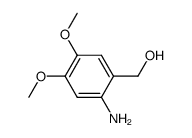 2-氨基-4,5-二甲氧基苄醇结构式
