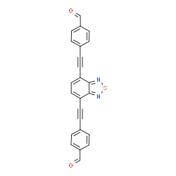 4,7-Bis(4-formylphenylethynyl)benzo[c][1,2,5]thiadiazole Structure