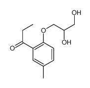 2'-(2,3-Dihydroxypropoxy)-5'-methylpropiophenone Structure