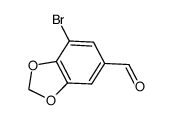 7-Bromobenzo[1,3]dioxole-5-carbaldehyde structure