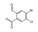 5-溴-4-氯-2-硝基苯甲醛结构式