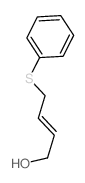 2-Buten-1-ol,4-(phenylthio)- Structure