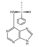 N6-[(R)-1-(phenyl)ethyl]adenine Structure