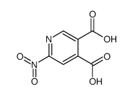 6-nitropyridine-3,4-dicarboxylic acid Structure