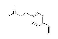 5-Ethenyl-2(N,N-dimethylamino)ethylpyridine结构式