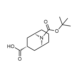 (1R,3s,5S)-9-(tert-butoxycarbonyl)-9-azabicyclo[3.3.1]Nonane-3-carboxylic acid Structure