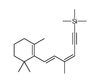 1,3,3-TriMethyl-2-[(1E,3E)-3-Methyl-6-(triMethylsilyl)-1,3-hexadien-5-yn-1-yl]-cyclohexene Structure