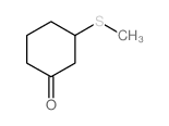 3-(Methylsulfanyl)cyclohexan-1-one Structure