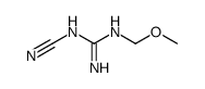 N-cyano-N'-(methoxymethyl)guanidine Structure