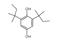 2,6-di-tert-pentyl-hydroquinone结构式