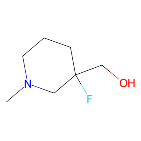 [(3S)-3-fluoro-1-methyl-3-piperidyl]methanol结构式