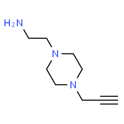 Piperazine, 1-(2-aminoethyl)-4-(2-propynyl)- (8CI)结构式