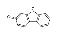 9H-吡啶并[3,4-b]吲哚 2-氧化物结构式