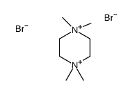 1,1,4,4-tetramethylpiperazine-1,4-diium,dibromide Structure