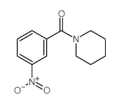 Methanone,(3-nitrophenyl)-1-piperidinyl-结构式