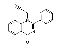 2-Phenyl-1-(2-propynyl)quinazolin-4(1H)-one结构式