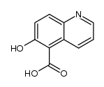 6-hydroxy-quinoline-5-carboxylic acid Structure