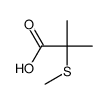 2-methyl-2-methylsulfanylpropanoic acid结构式