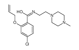 2-(Allyloxy)-4-chloro-N-[2-(4-methyl-1-piperazinyl)ethyl]benzamide Structure