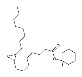 methylcyclohexyl 3-octyloxiran-2-octanoate结构式