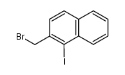 2-(Bromomethyl)-1-iodonaphthalene Structure