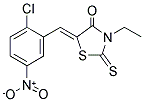 5-((2-CHLORO-5-NITROPHENYL)METHYLENE)-3-ETHYL-2-THIOXO-1,3-THIAZOLIDIN-4-ONE结构式