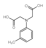 2-[N-(carboxymethyl)-3-methylanilino]acetic acid Structure
