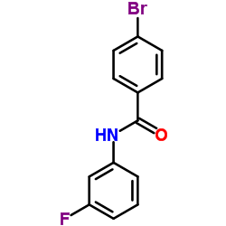 4-Bromo-N-(3-fluorophenyl)benzamide Structure