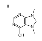 7,9-dimethyl-1,8-dihydropurin-1-ium-6-one,iodide Structure