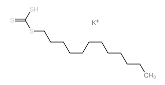 Carbonotrithioic acid,monododecyl ester, potassium salt (9CI) structure