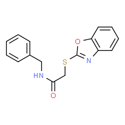 2-(1,3-Benzoxazol-2-ylsulfanyl)-N-benzylacetamide Structure