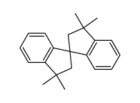 3,3,3',3'-tetramethyl-1,1'-spiro-biindane Structure