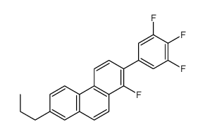 1-fluoro-7-propyl-2-(3,4,5-trifluorophenyl)phenanthrene Structure