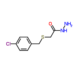 2-((4-CHLOROBENZYL)THIO)ACETOHYDRAZIDE Structure