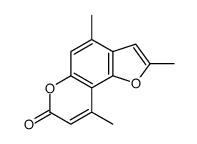 4,7,4'-trimethylallopsoralen结构式