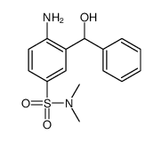 4-amino-3-[hydroxy(phenyl)methyl]-N,N-dimethylbenzenesulfonamide结构式