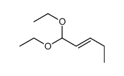 1,1-Diethoxy-2-pentene结构式