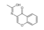 N-(4-oxochromen-3-yl)acetamide Structure