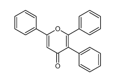 2,3,6-Triphenyl-4H-pyran-4-one结构式