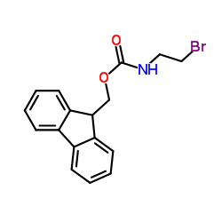 2-(Fmoc-氨基)乙基溴结构式