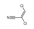 2,3-dichloroacrylonitrile结构式