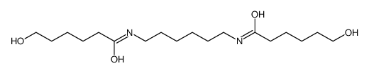 N,N'-hexane-1,6-diylbis[6-hydroxyhexanamide]结构式