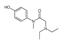 2-(diethylamino)-N-(4-hydroxyphenyl)-N-methylacetamide结构式