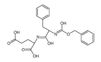 N-[N-[(phenylmethoxy)carbonyl]-L-phenylalanyl]-L-glutamic acid Structure