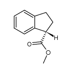 methyl (S)-2,3-dihydro-1H-indene-3-carboxylate结构式