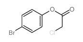 Acetic acid, 2-chloro-,4-bromophenyl ester Structure