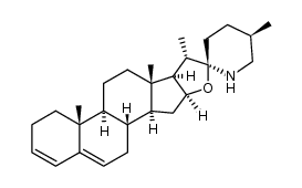 (25R)-22αN-spirosola-3,5-diene结构式