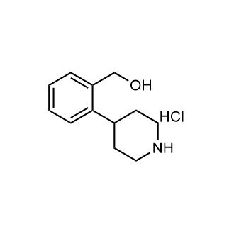 (2-(piperidin-4-yl)phenyl)methanol hydrochloride Structure