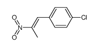 1-(4-CHLOROPHENYL)-2-NITROPROPENE Structure